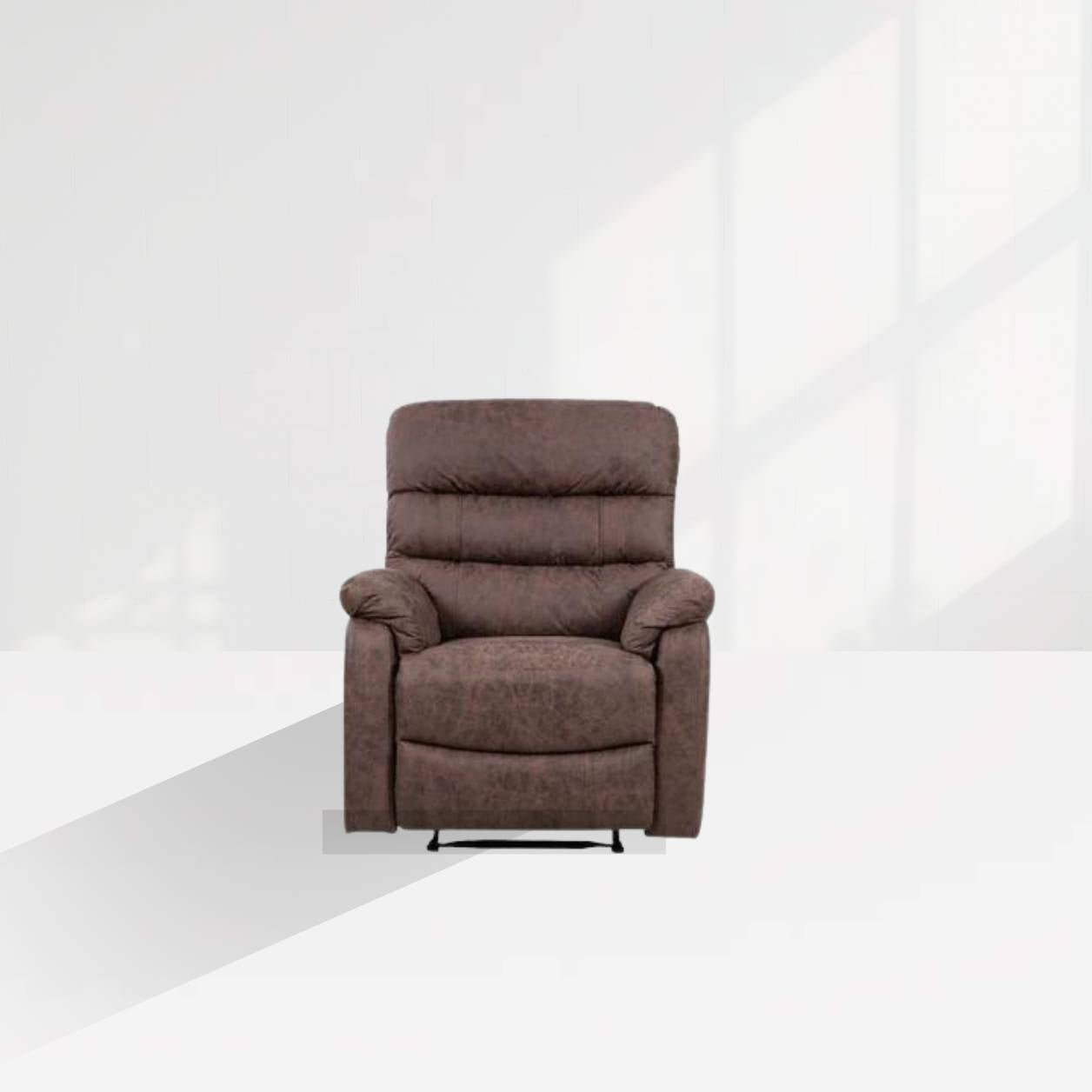 Taylor Recliner Chair - Leather Air - Antique Brown