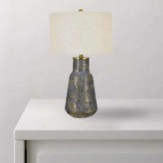 Freya Grey Table Lamp