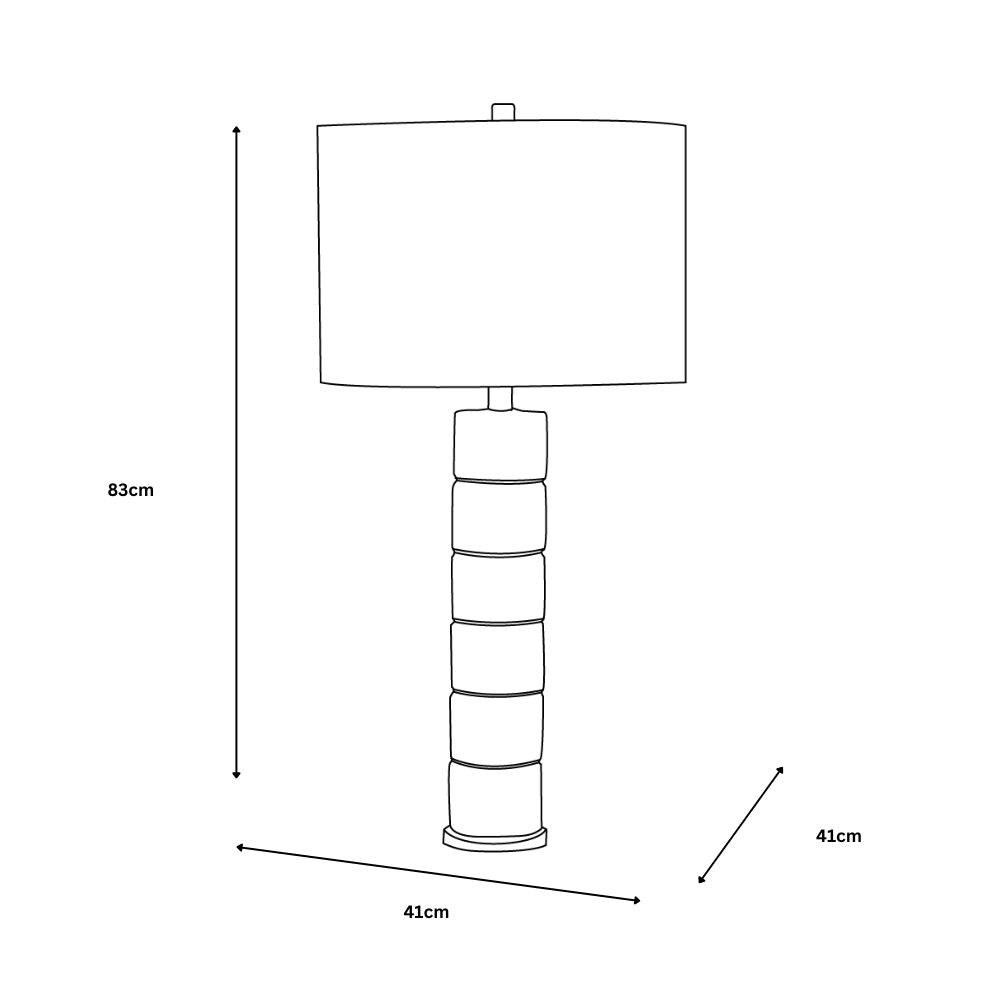 Aida WhiteTable Lamp