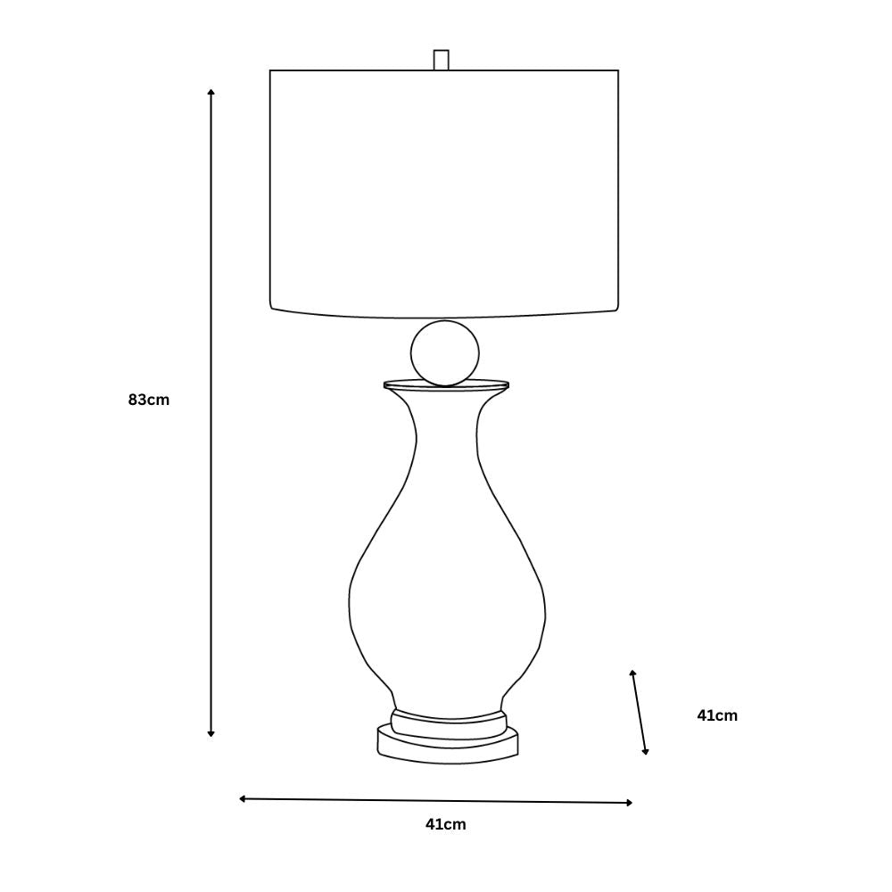 Fran Slate Table Lamp