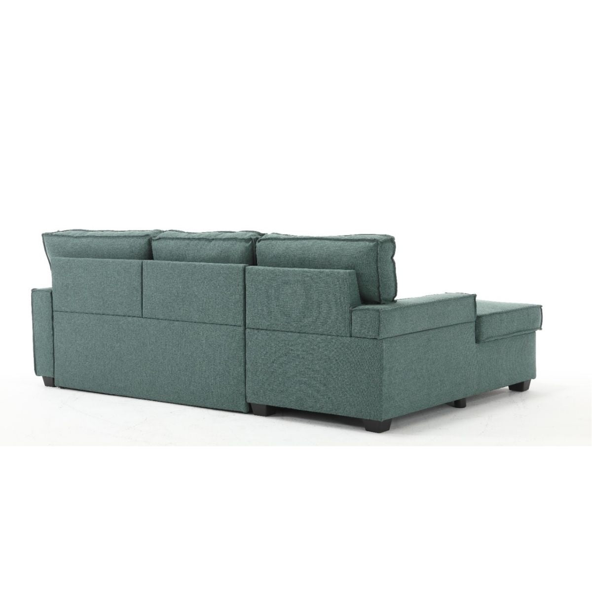 Havar Corner Sofa Bed: Teal (Left)