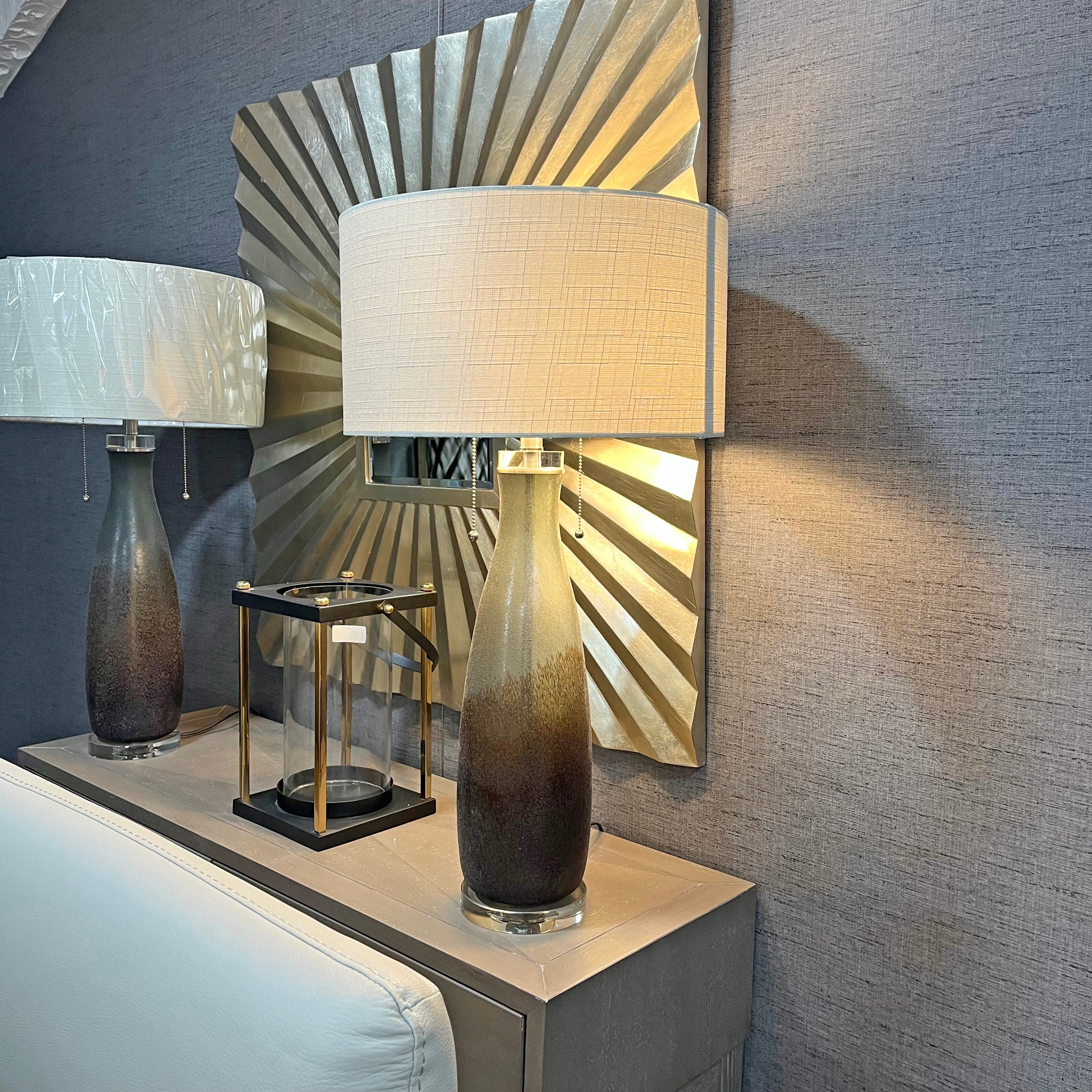 Oscar Brown White Table Lamp