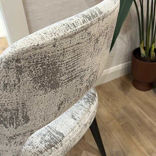 Viola Dining Chair - Silver / Grey (Set of 6)