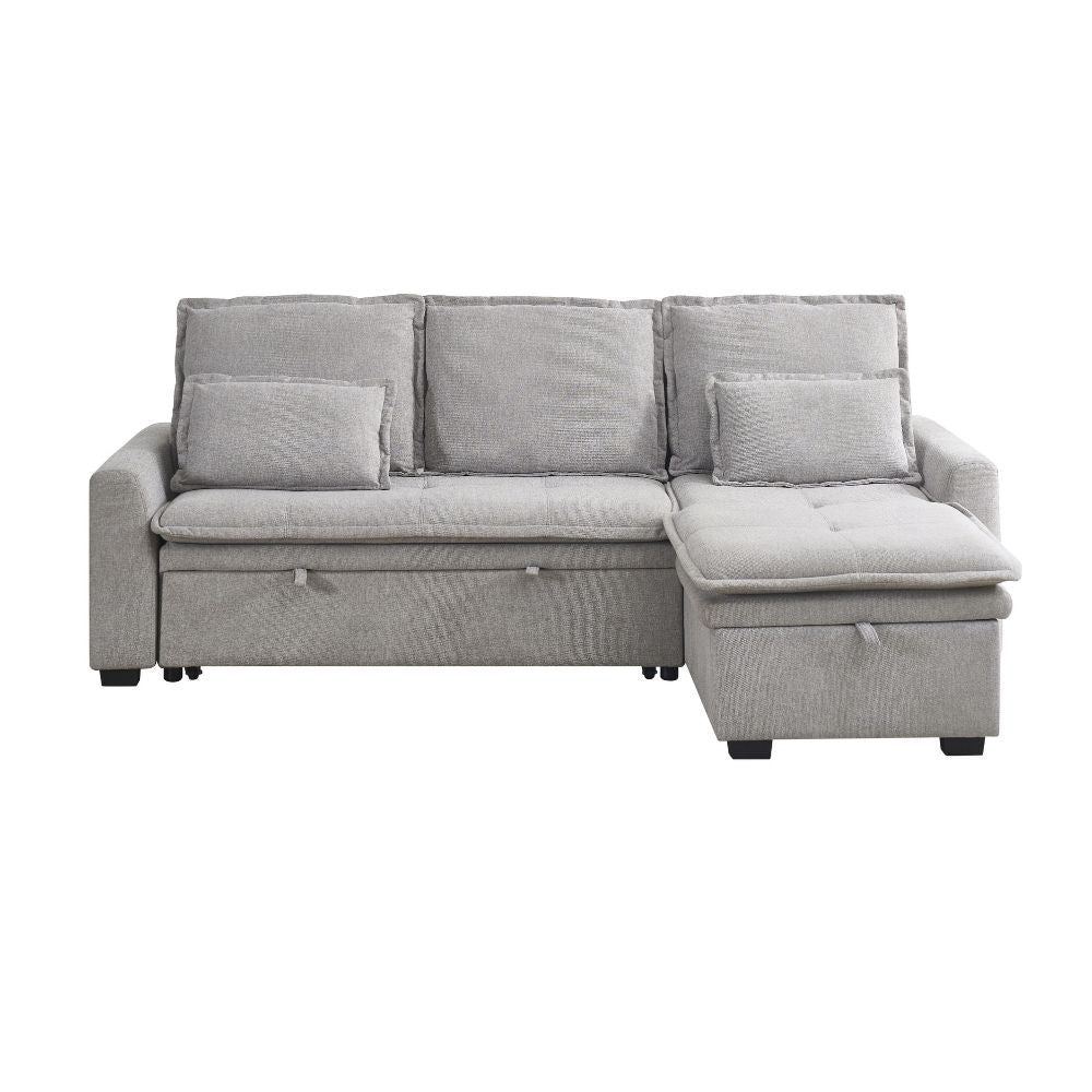 Jonah Interchangeable Corner Sofa Bed - Grey