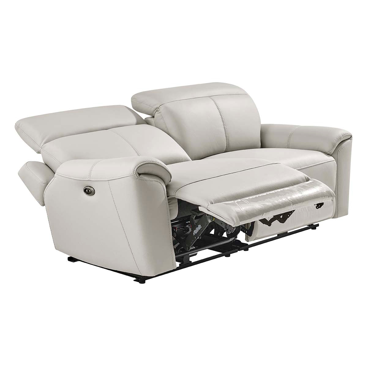Madrid 3 Seater Electric Recliner - Light Grey