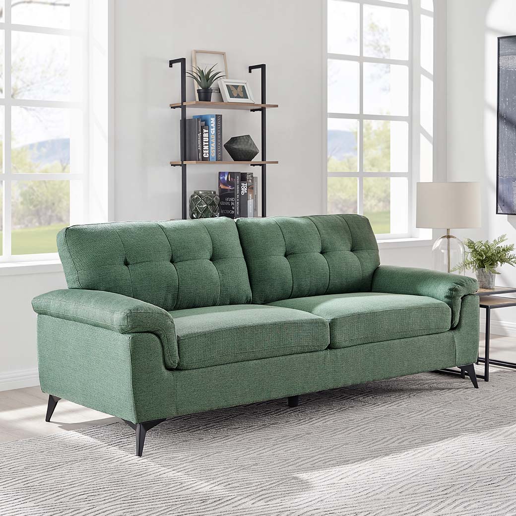Ottawa Emerald Green 3 Seater Sofa