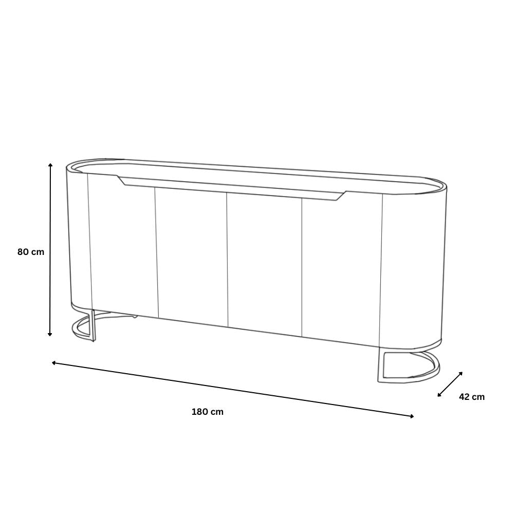 Rio 4 Door Sideboard