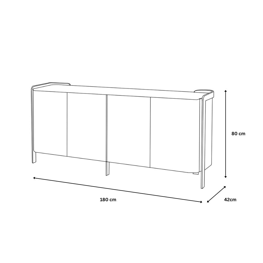 Salvador 4 Door Sideboard