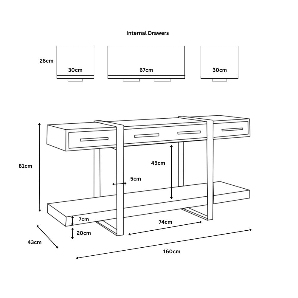 Sanremo Console Table