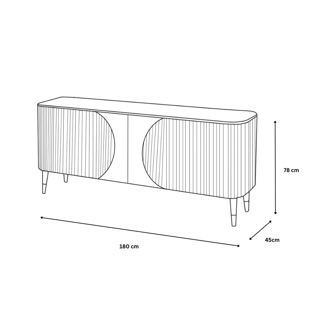 Valencia 4 Door Sideboard