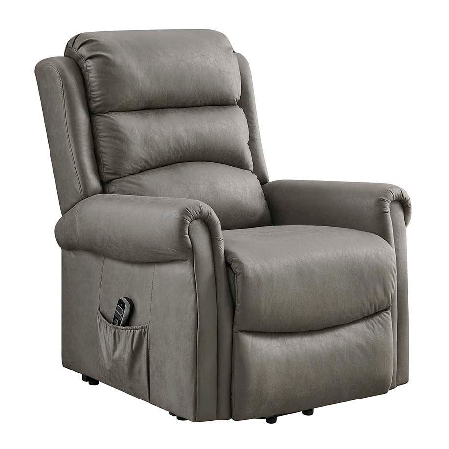 Willis Dual Motor Lift & Tilt Recliner Chair - Antique Grey