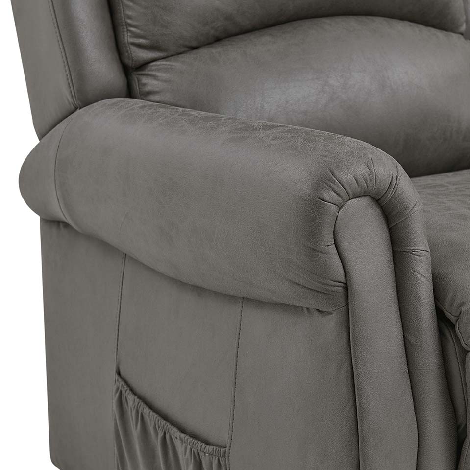 Willis Dual Motor Lift & Tilt Recliner Chair - Antique Grey