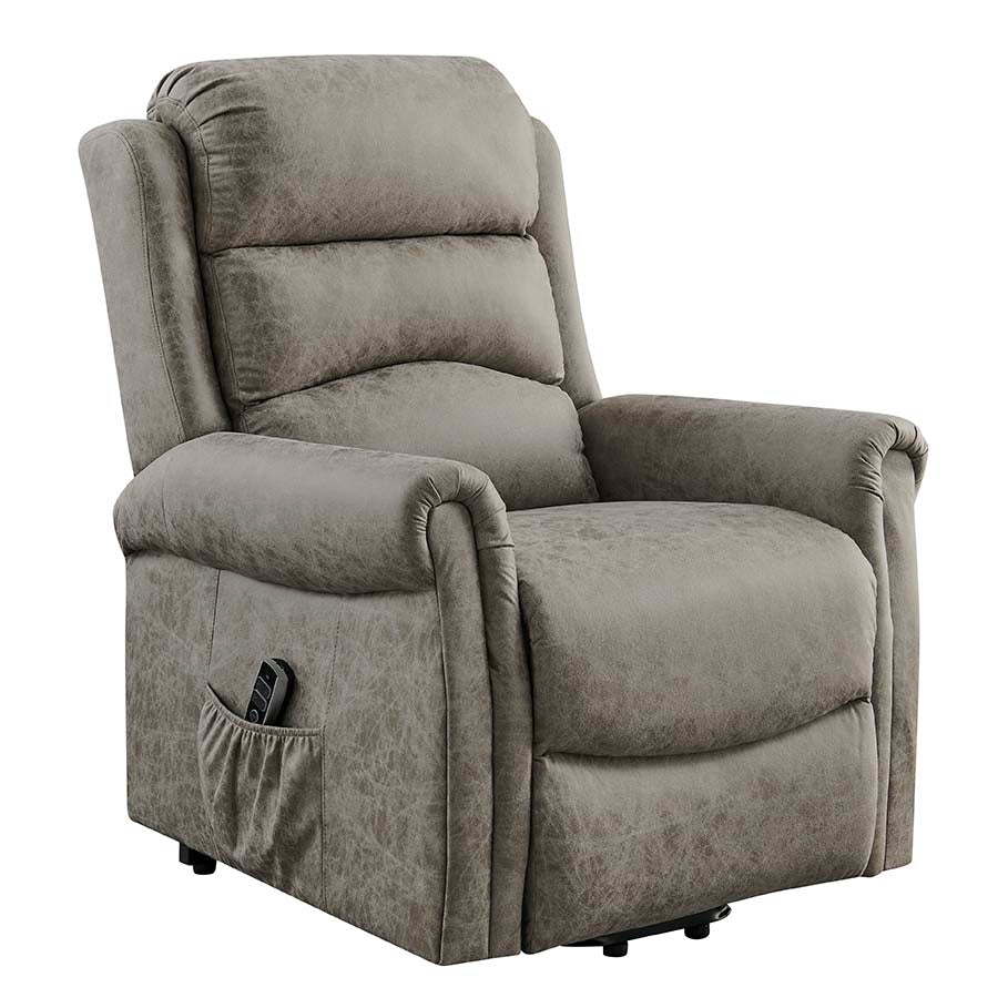 Willis Dual Motor Lift & Tilt Recliner Chair - Truffle