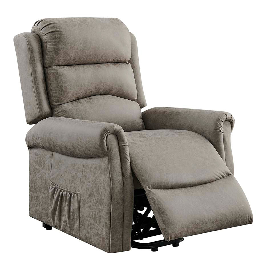 Willis Dual Motor Lift & Tilt Recliner Chair - Truffle