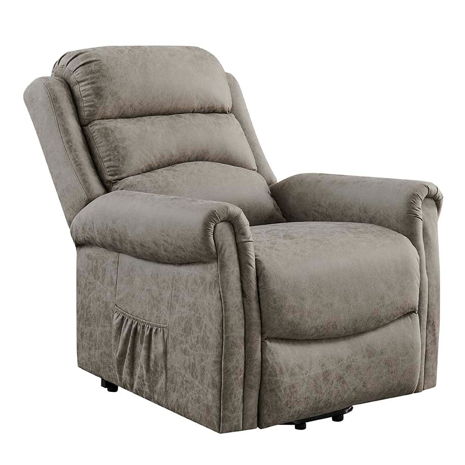 Willis Dual Motor Lift & Tilt Recliner Chair - Truffle