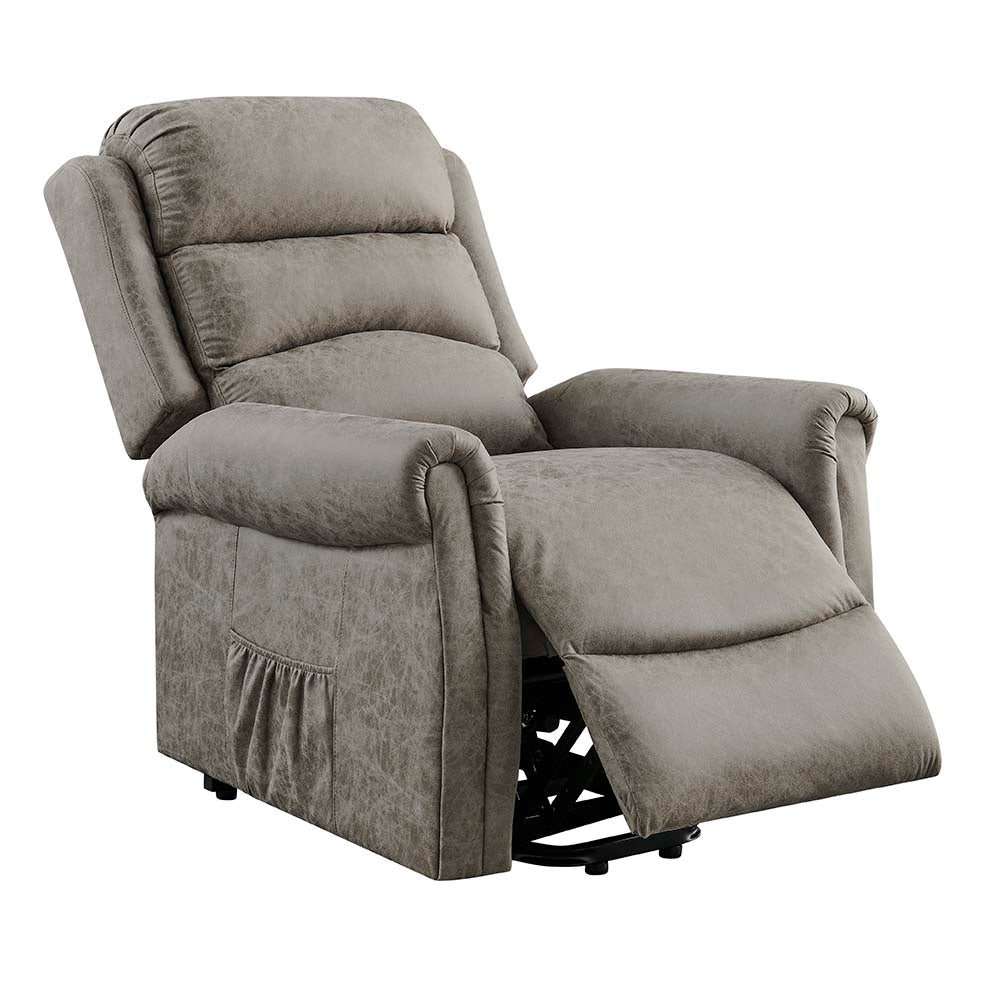 Willis Dual Motor Lift & Tilt Recliner Chair - Truffle