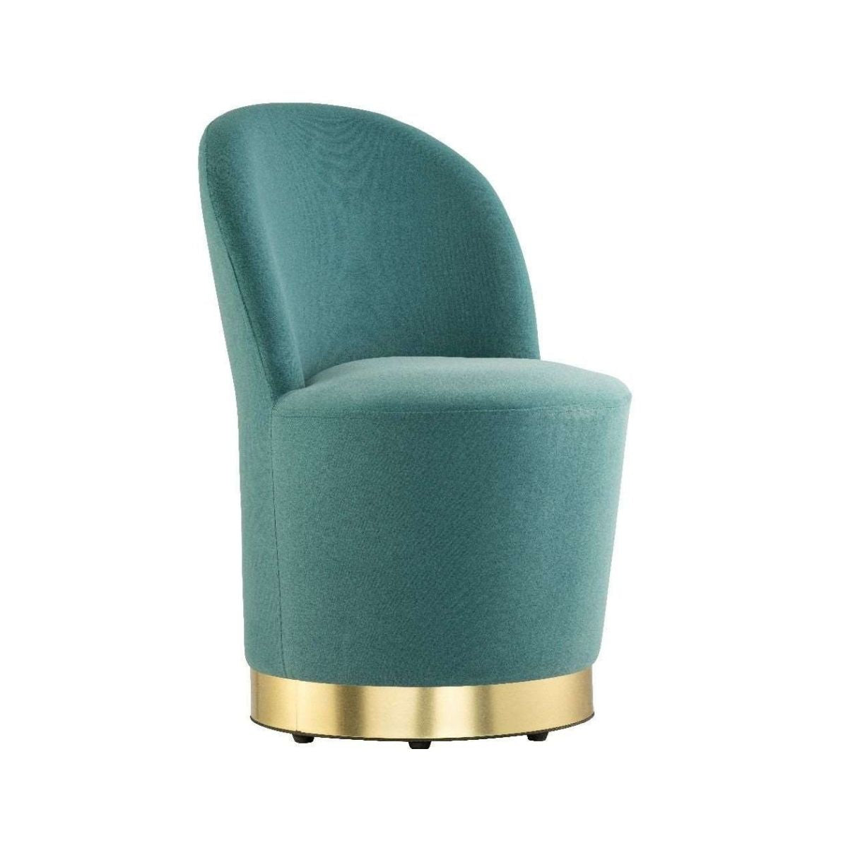 Audrey Teal Velvet Cocktail Chair