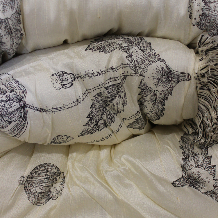 Black and White King Bed Spread - Reversible