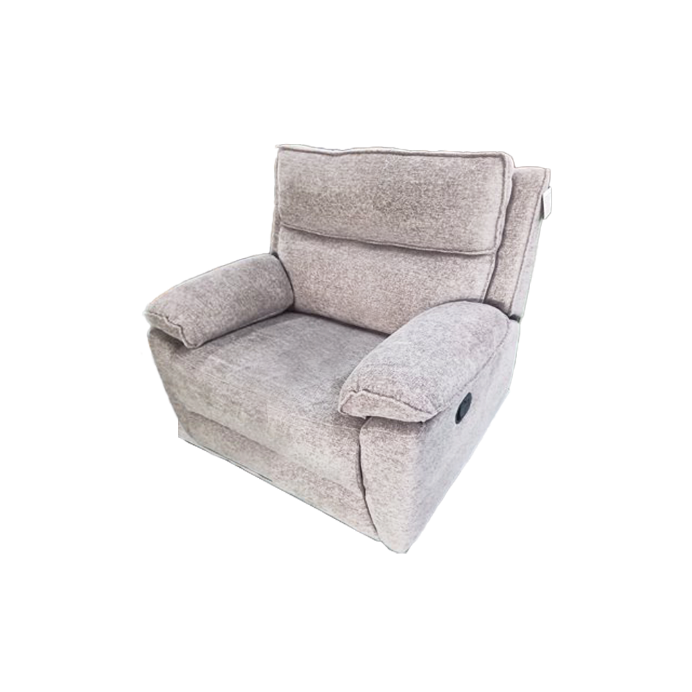 Midtown Recliner Chair in Light Grey