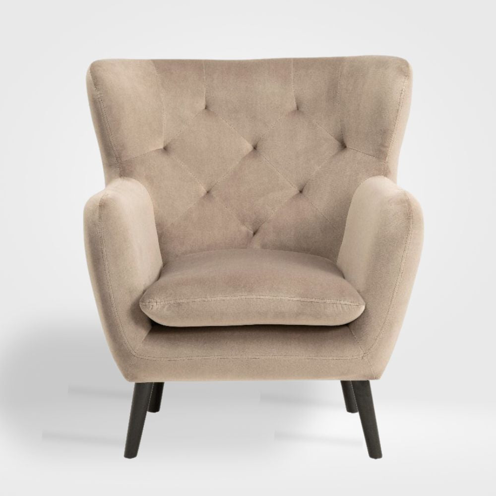 Yak Mink Velvet Armchair