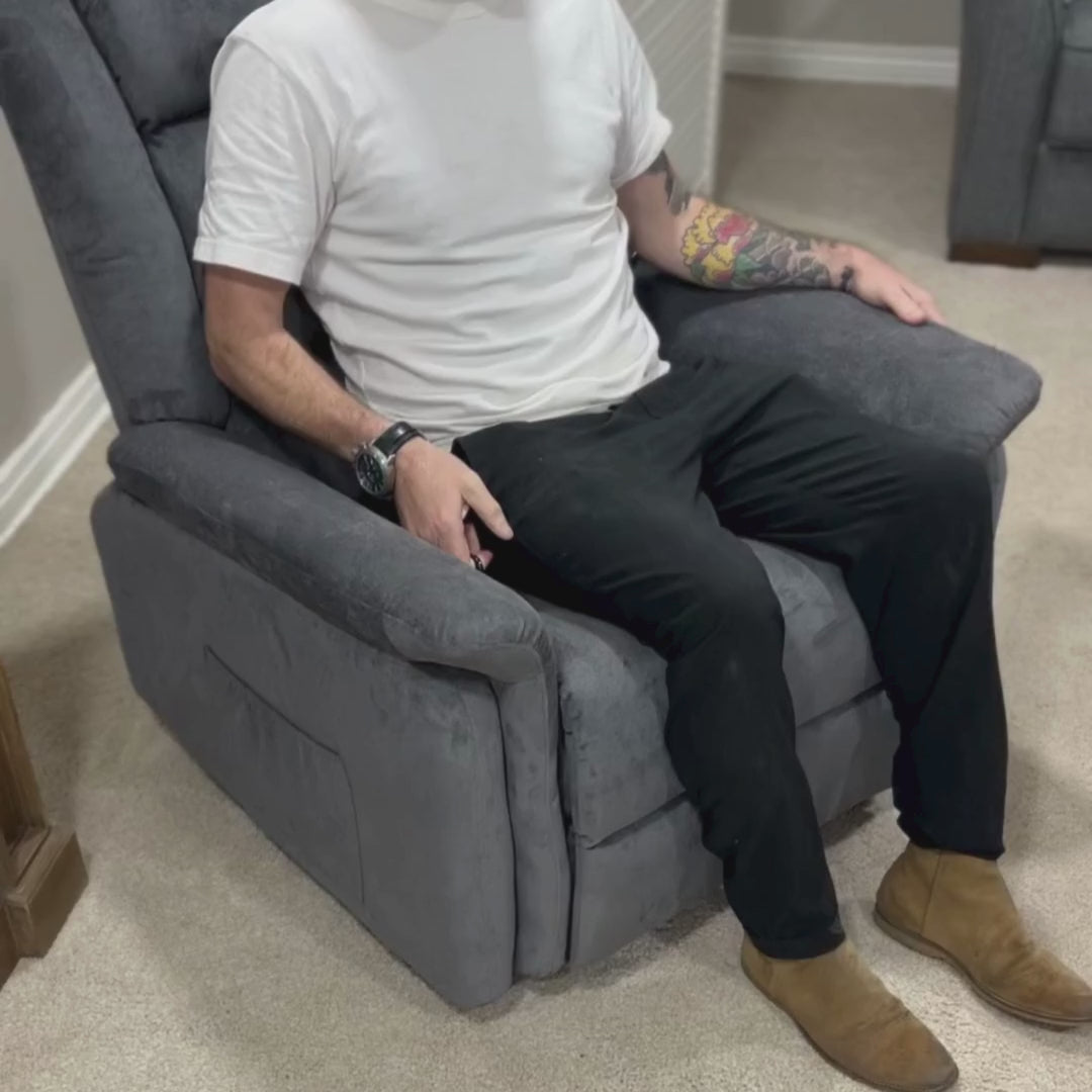 Boyd Grey Recliner Chair