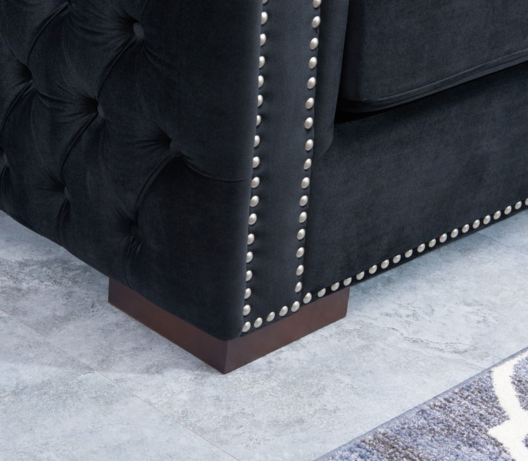 Moscow Chair - Black Velvet