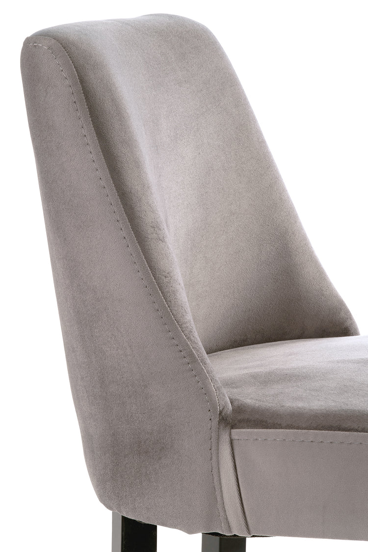 Izmir Breakfast Barstool - Grey Velvet