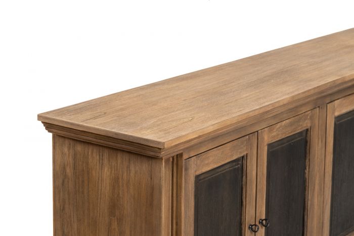 Harvard 4 Door Sideboard - Dark Bayur