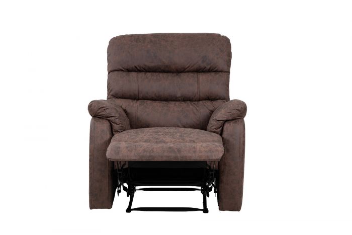 Taylor Recliner Chair - Leather Air - Antique Brown