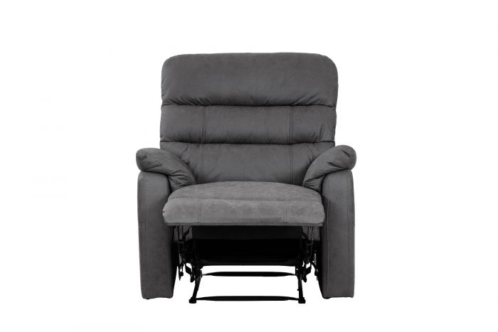 Taylor Recliner Chair - Leather Air - Antique Grey