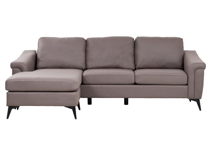 Douglas Corner Sofa - Leather Air - Nutmeg