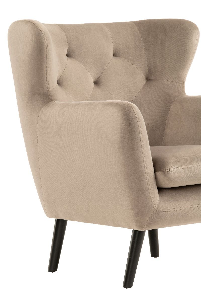 Yak Armchair - Mink Velvet