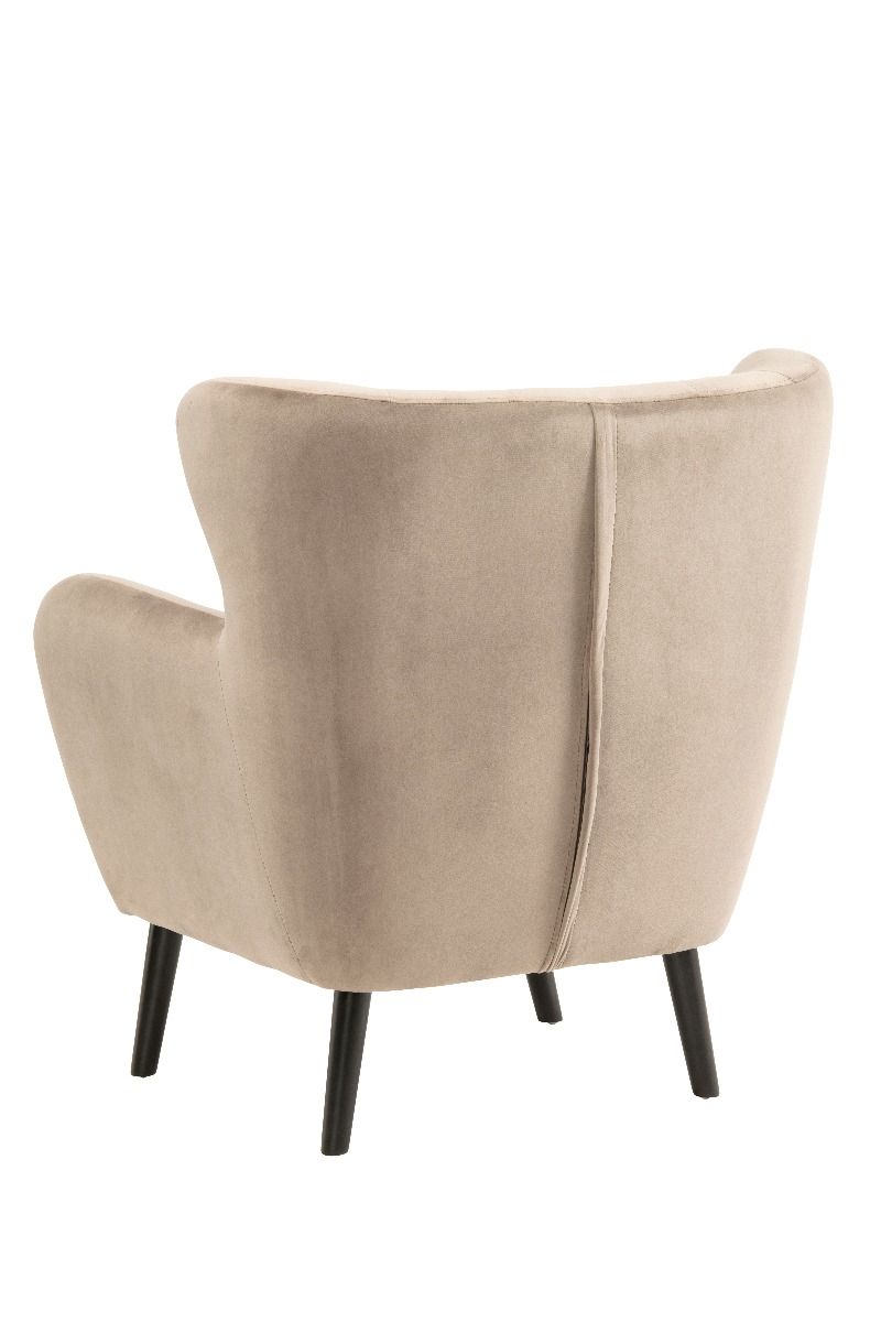 Yak Armchair - Mink Velvet