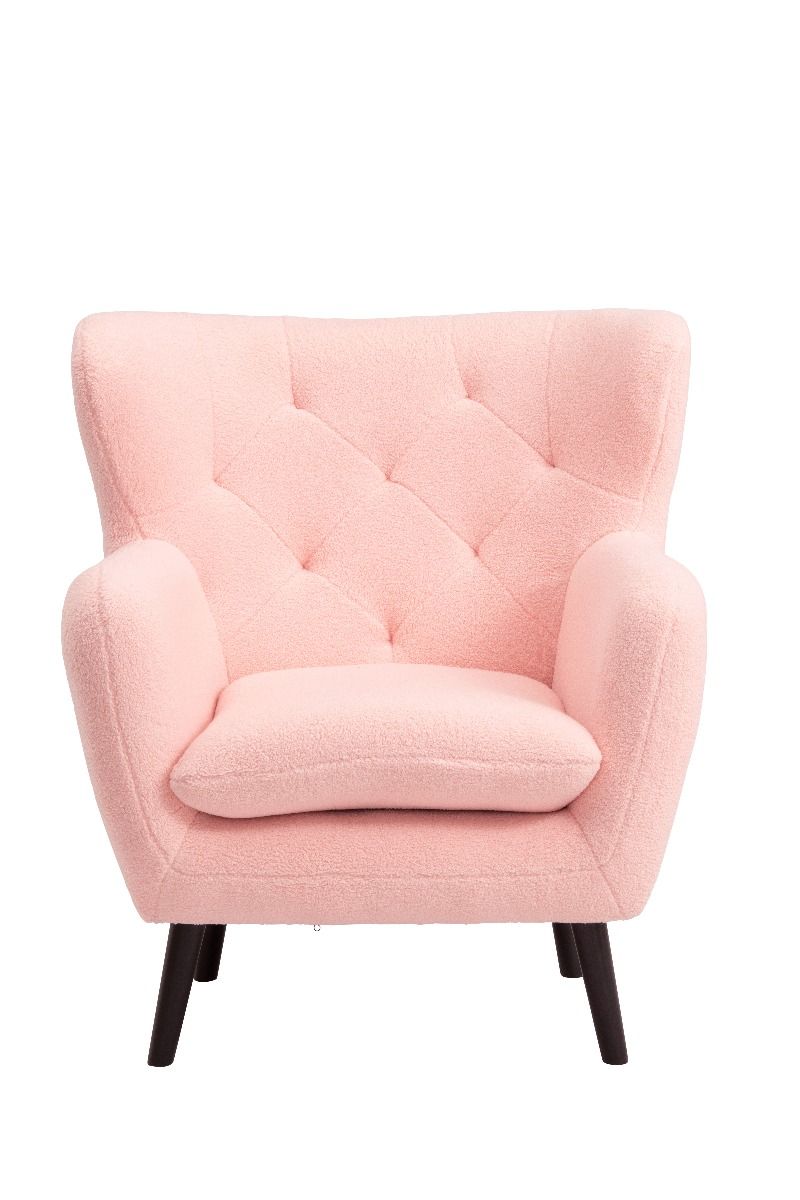 Yak Armchair - Pink Sheepskin