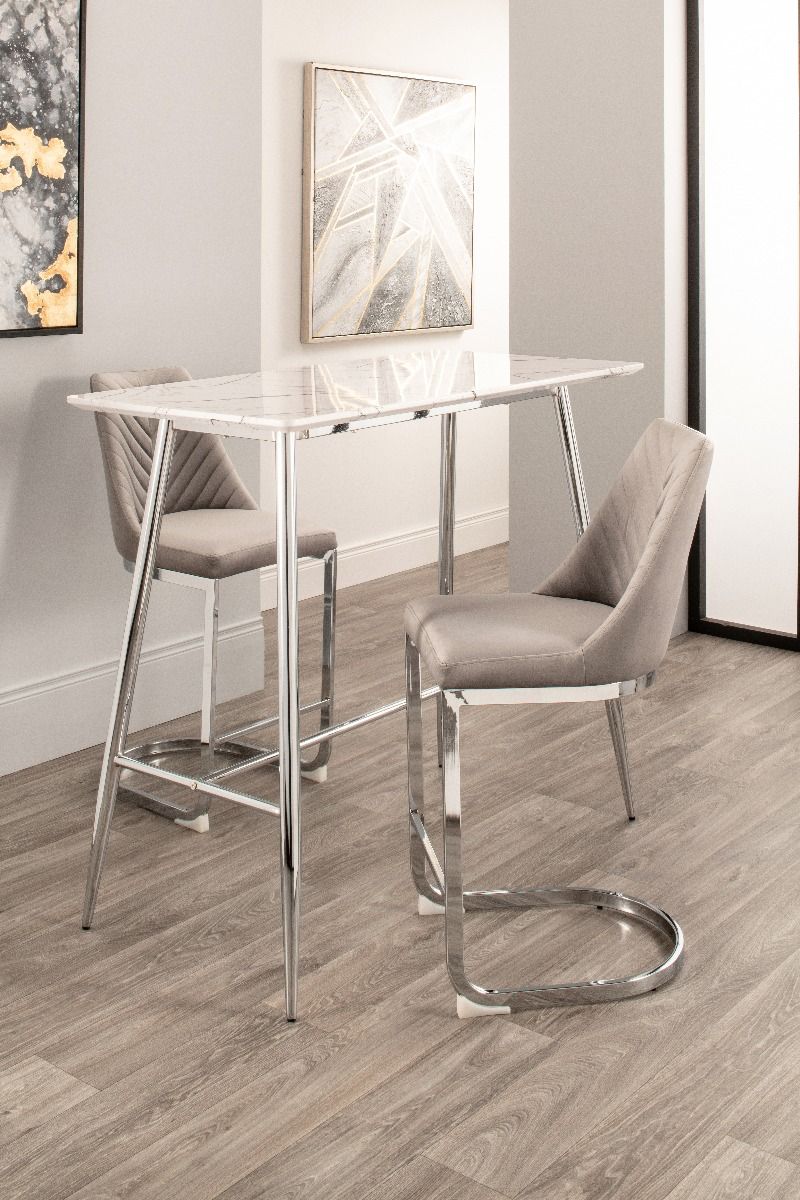 Wilton Breakfast Bar Stool - Grey (Set of 2)