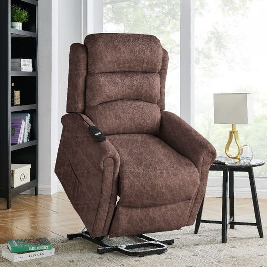 Willis Dual Motor Lift & Tilt Recliner Chair - Antique Brown