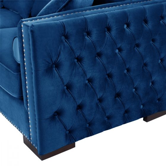Moscow Corner Suite - Royal Blue (Left)
