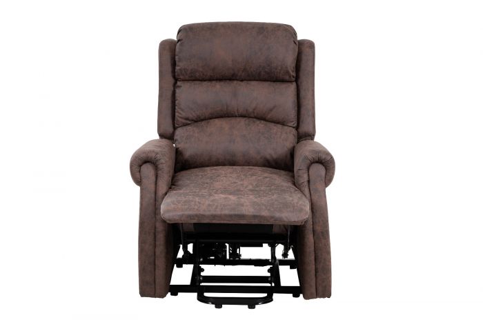 Willis Dual Motor Lift & Tilt Recliner Chair - Antique Brown
