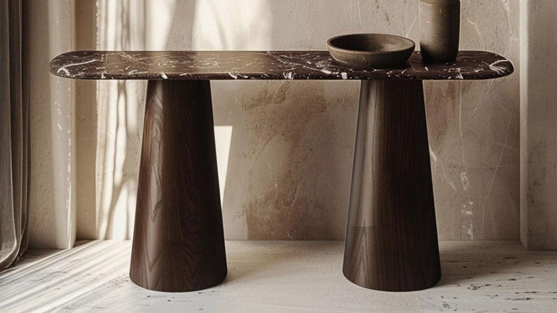 Rosso console table