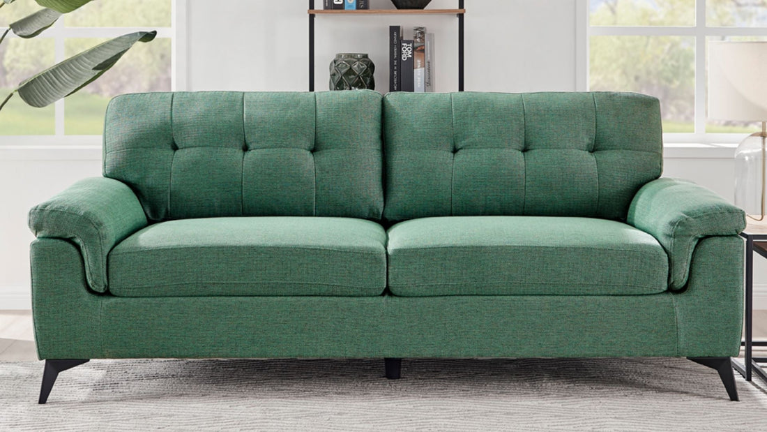 Otaawa green 3 seater sofa
