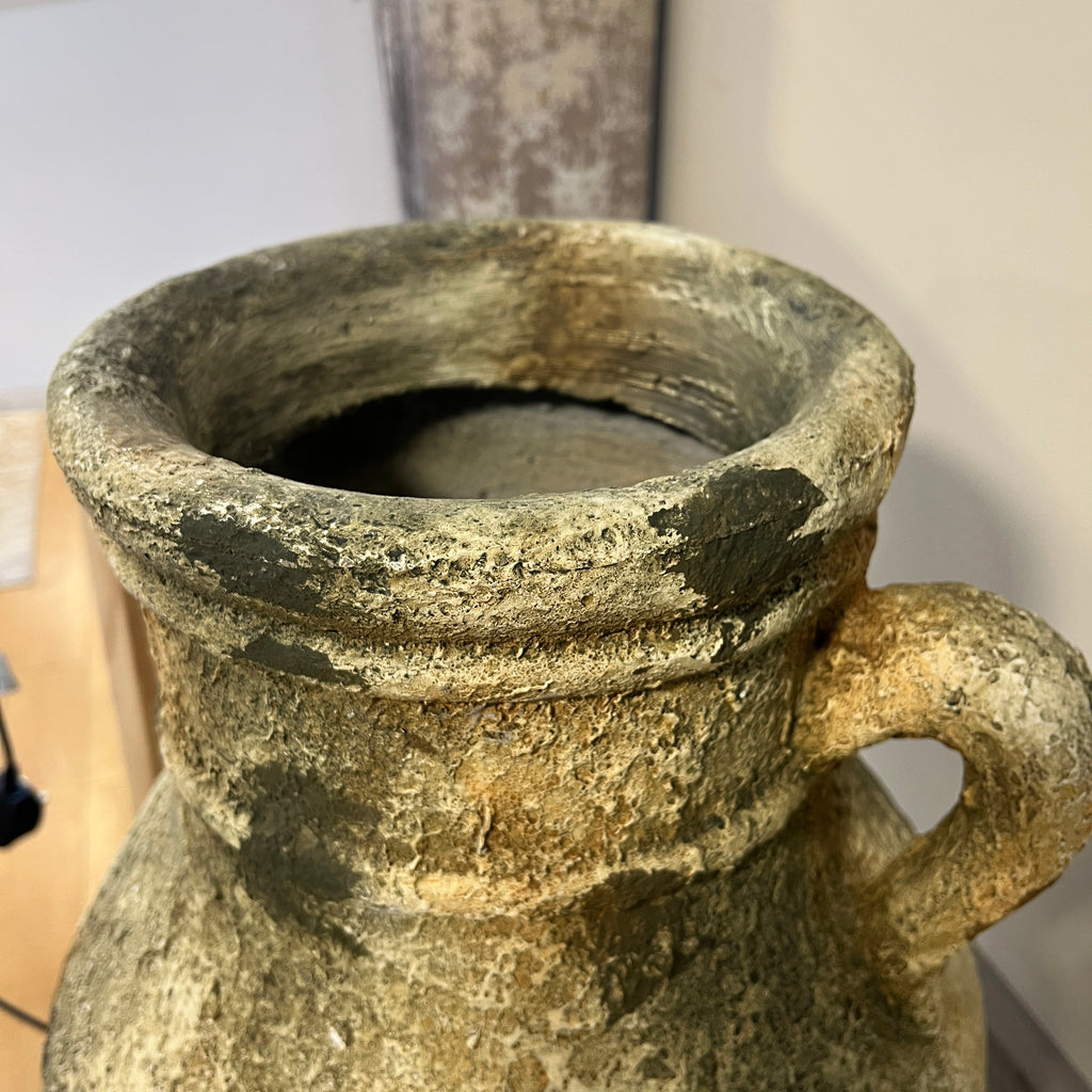 Rustic Ceramic Pot with Handles