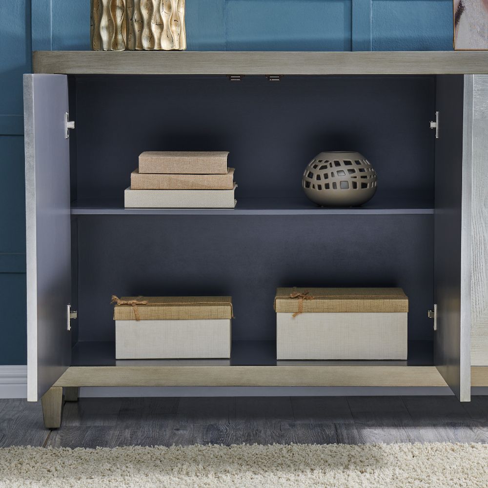 Nova 3 Door Silver Sideboard