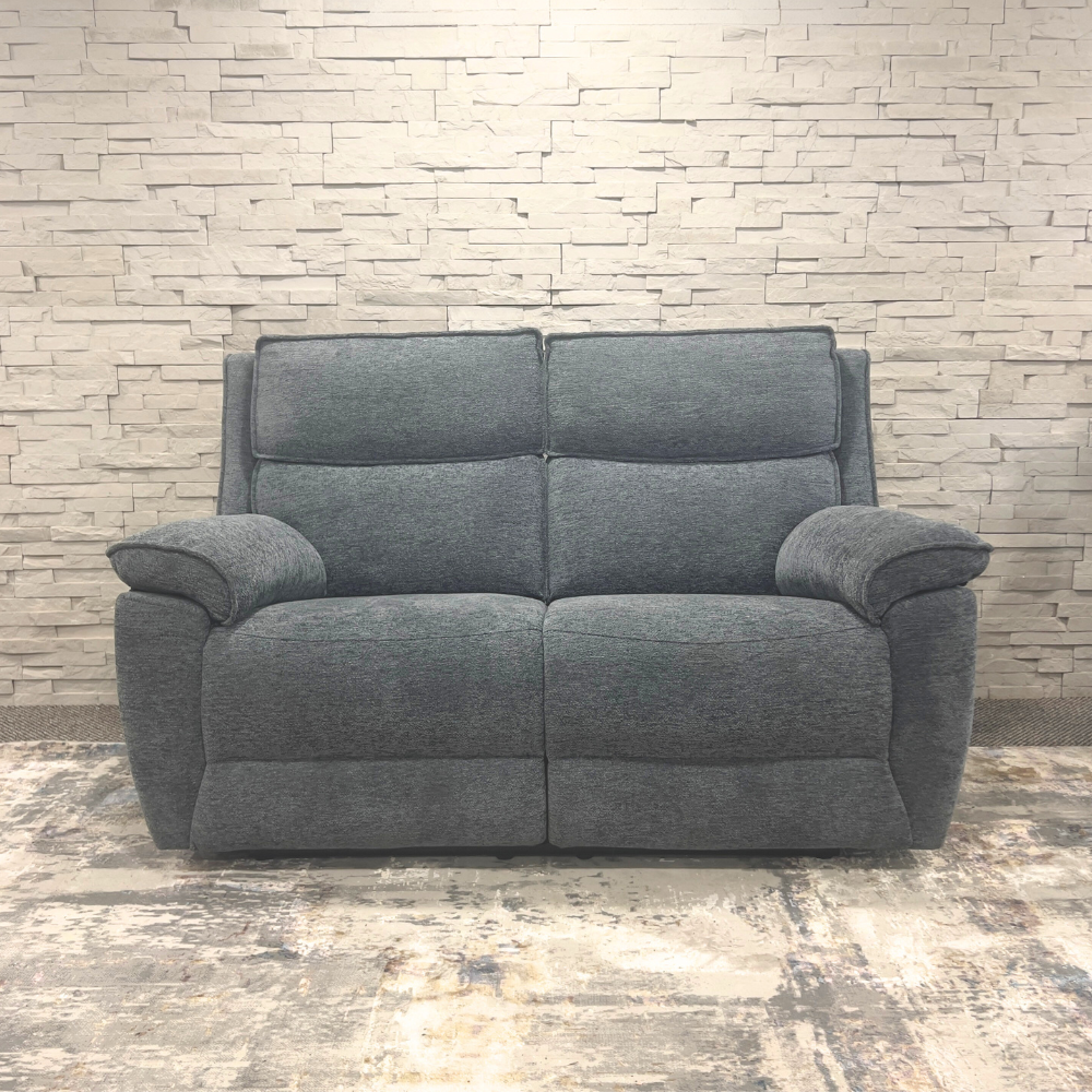Midtown Recliner 2 Seater Sofa in Dark Grey