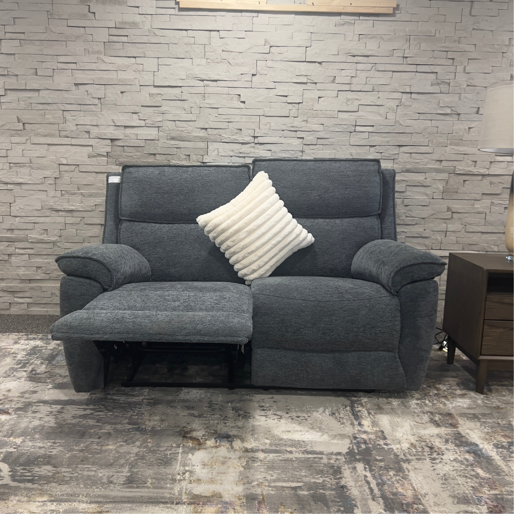 Midtown Recliner 2 Seater Sofa in Dark Grey