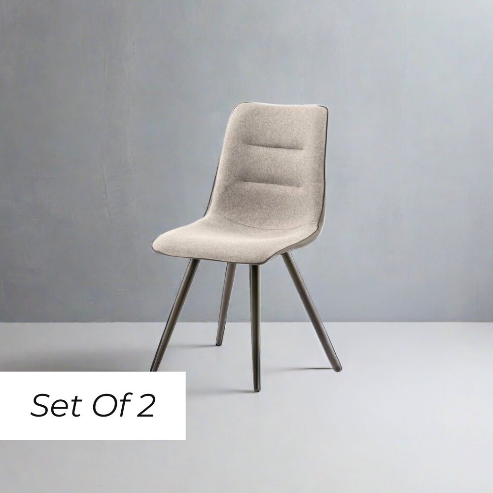 Nuna Dining Chair  - Grey (Set of 2)