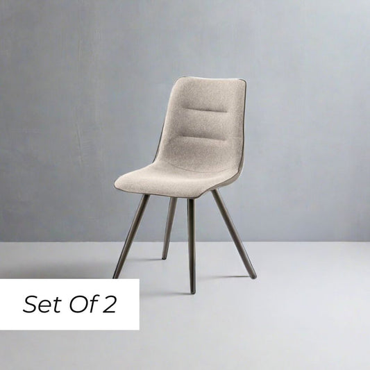 Nuna Dining Chair  - Grey (Set of 2)