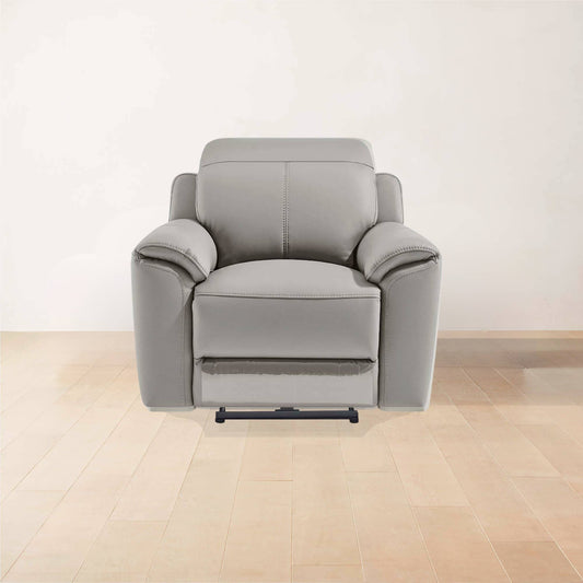 Madrid Electric Recliner Armchair - Charcoal
