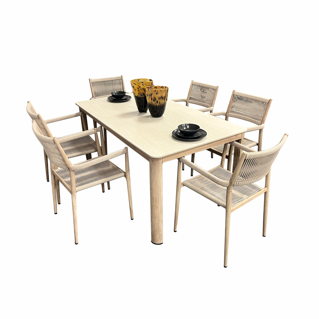 Heuston 7 Pc Outdoor Dining Set