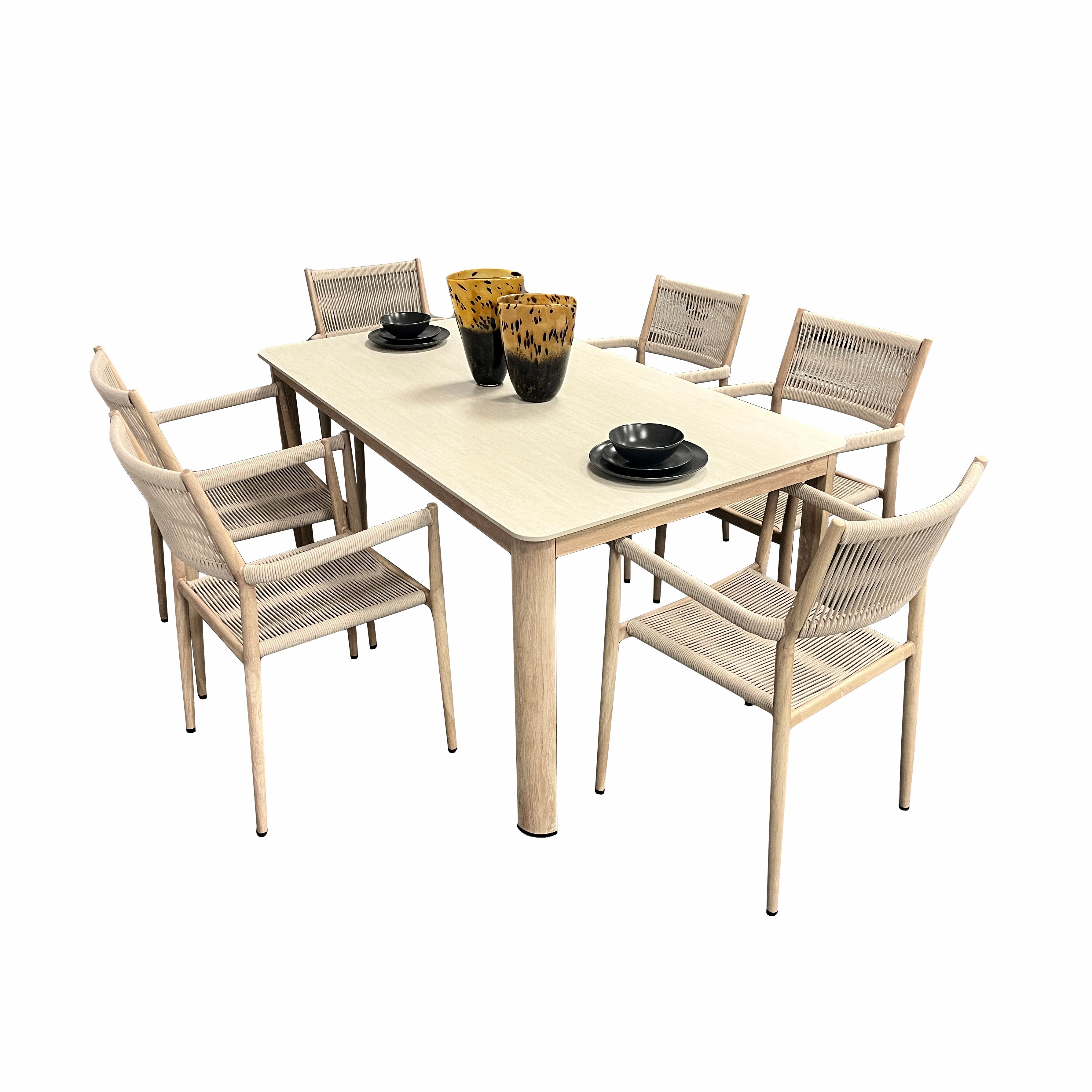Heuston 7 Pc Outdoor Dining Set