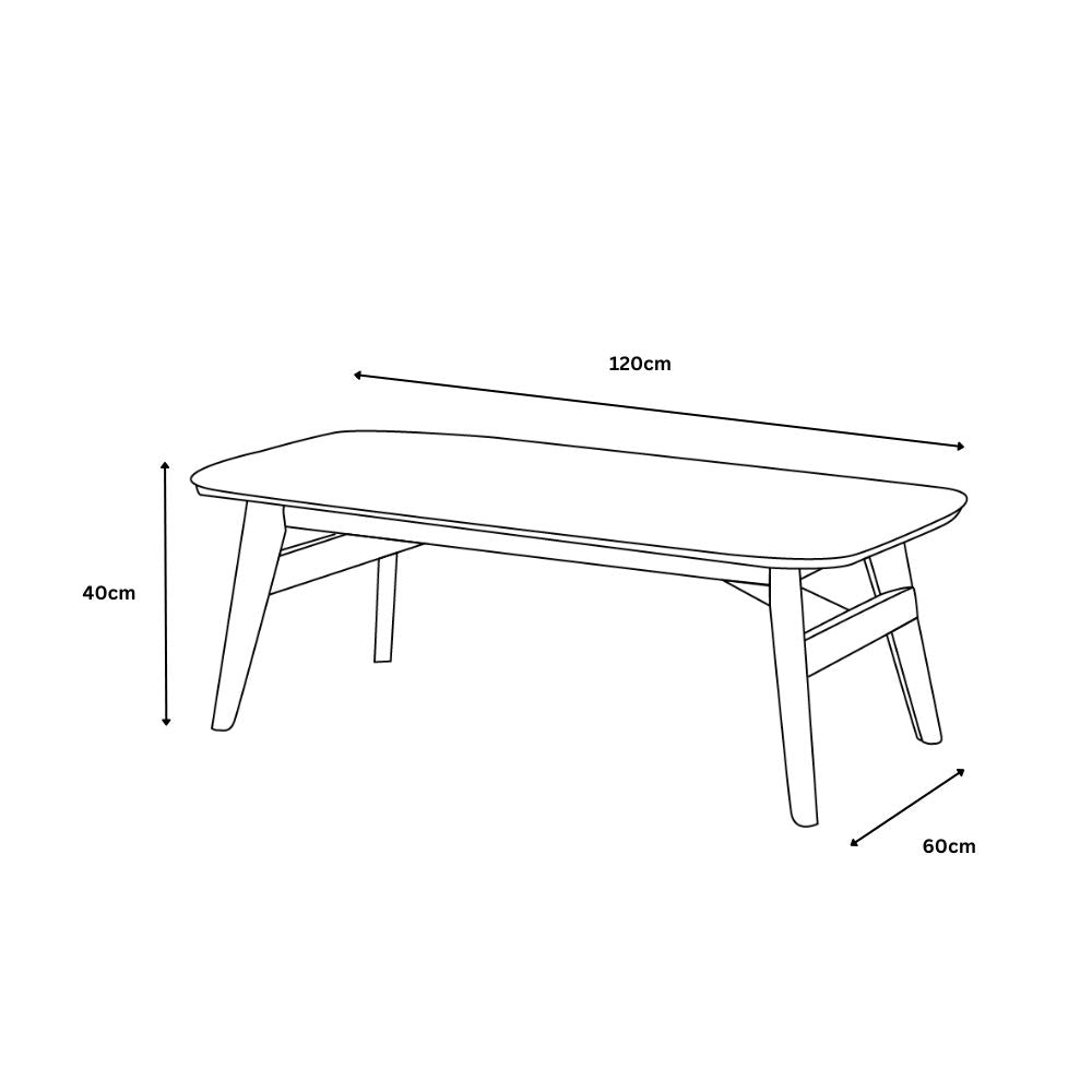 Alice Coffee Table in colour Wenge